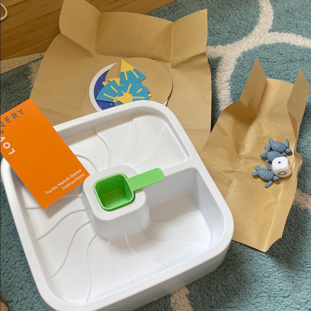 Turtle Hatch Game - White and Green Interactive Board